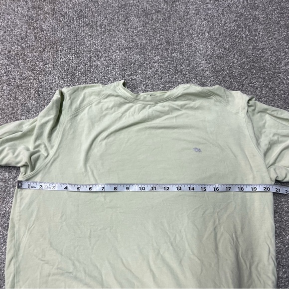 Onward Reserve Shirt Mens Medium Green Long Sleeve Performance Tee Logo - Picture 3 of 8